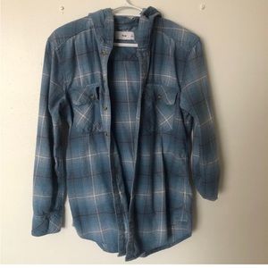 EUC TNA hooded flannel